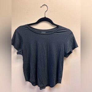 PINK Victoria's Secret Black Short Sleeve Tee